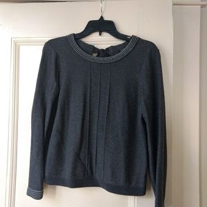 Banana Republic sweater with ribbon tie size S